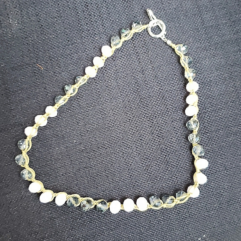Pearl and Silver Beaded Necklace